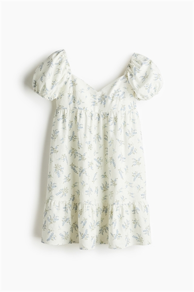 Платье с пышными рукавами артикул 1275471004