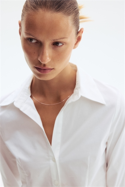 Рубашка из эластичного хлопка артикул 1266751001