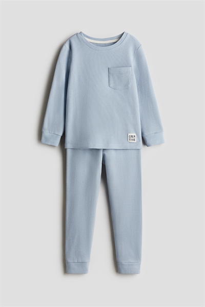 Пижама из вафельного хлопка артикул 1267117001