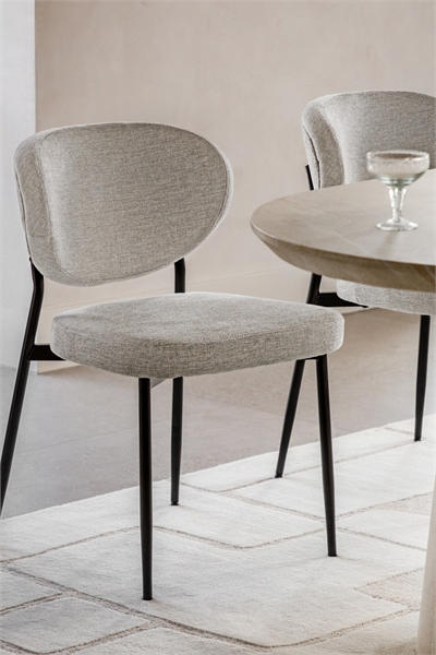 Комплект из 2 мягких обеденных стульев артикул 1312811003