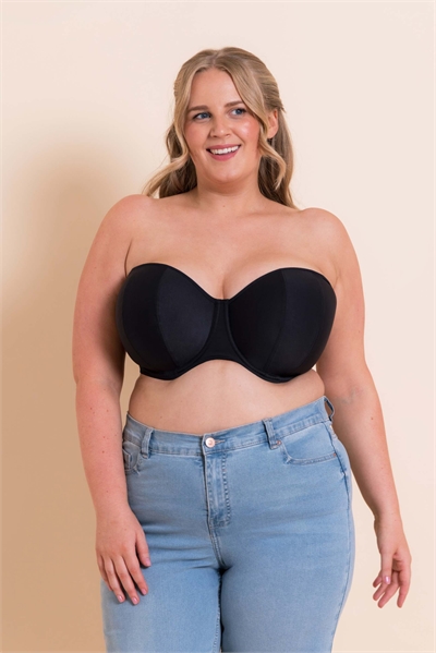 Роскошный бюстгальтер без бретелек с несколькими вариантами ношения для полной груди артикул 151834372