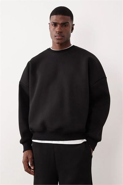 Толстовка экстремально большого размера из плотной ткани артикул 149136760