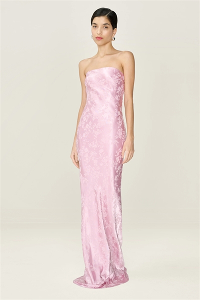 Платья amdra: макси-платье без бретелек с цветочным принтом артикул 155950933