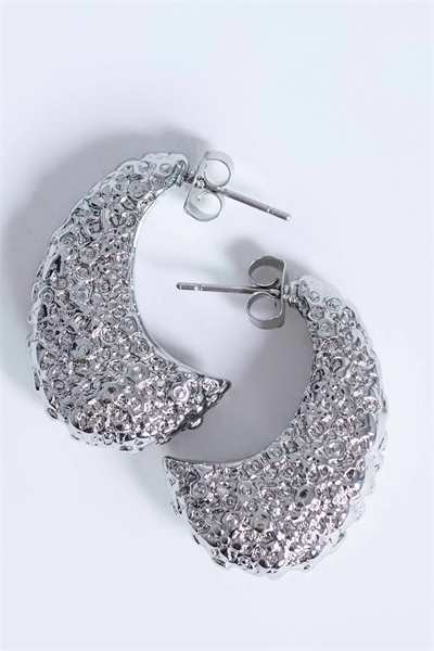 Серьги-гвоздики Camille с фактурной поверхностью артикул 155174146