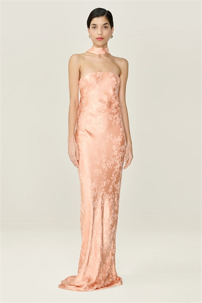 Платья amdra: макси-платье без бретелек с цветочным принтом артикул 155950788