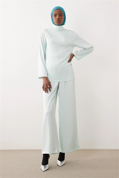 Брюки с зауженными широкими брючинами co-ord артикул 155319307