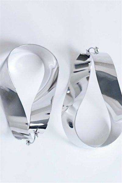 Серьги-кольца с витками «Шарлотта» артикул 155174073