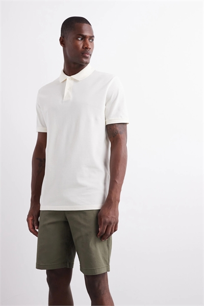 Поло «Essentials» с прямым кроем артикул 144208029