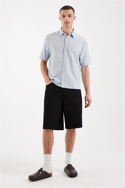 Джинсовые шорты-бермуды артикул 153053124