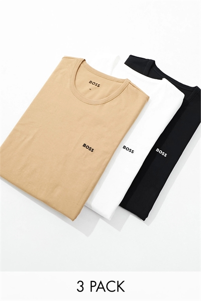 Набор из 3 футболок с логотипом артикул 132954924