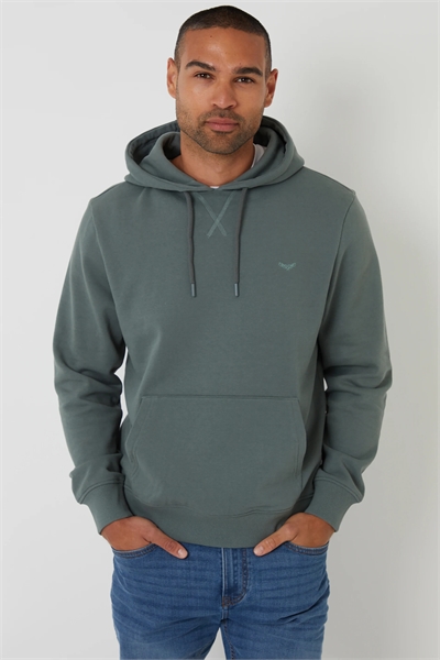 Свитшот с капюшоном из смесовой ткани с хлопком артикул 151347610