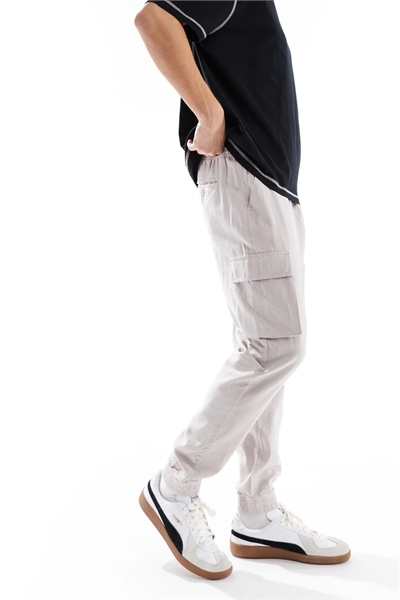 Льняные брюки с карманами-кантонами от French Connection артикул 143185417