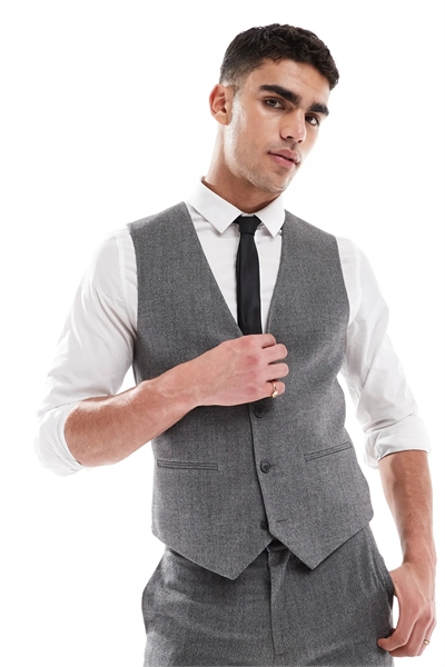 Жилет к узкому костюму под шерсть артикул 140438578