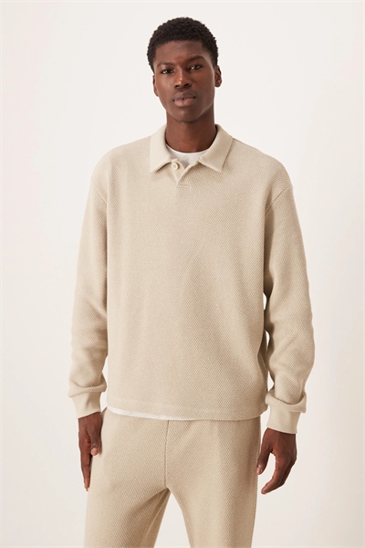 Свободная толстовка с фактурной тканью и воротником-ревер co-ord артикул 149105942