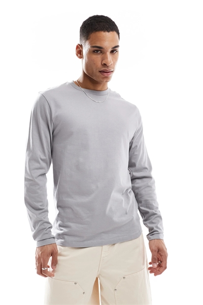 Футболка с круглым вырезом и длинными рукавами из серии Essentials артикул 144135409