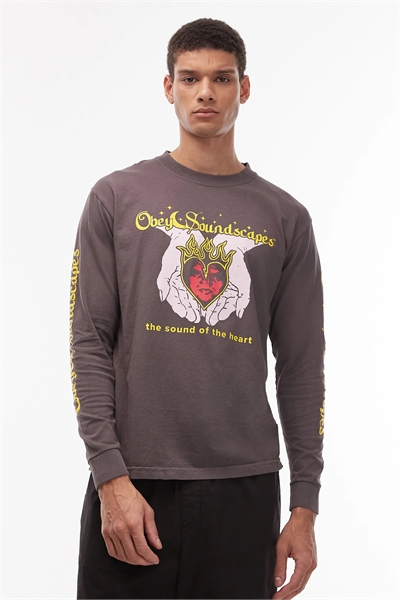 Футболка с длинным рукавом «Звуковые пейзажи» артикул 151015891