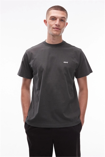 Футболка из ткани с пигментной краской, с надписью строчными буквами артикул 151015906