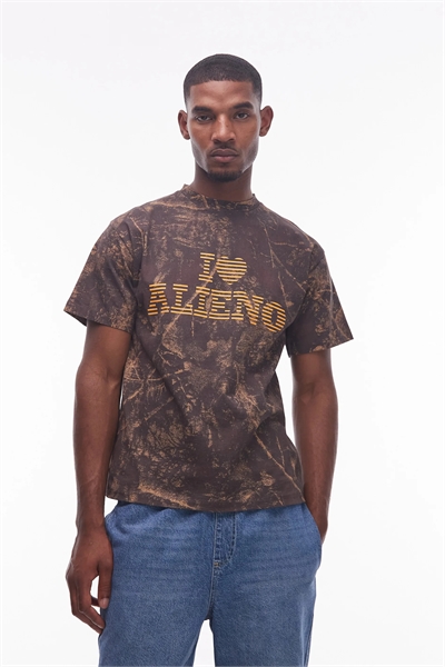 Хлопковая футболка с изображением инопланетянина артикул 149080823