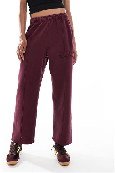 Джоггеры из ворсованного флиса свободного кроя с прямыми брючинами и логотипом co-ord артикул 149158171