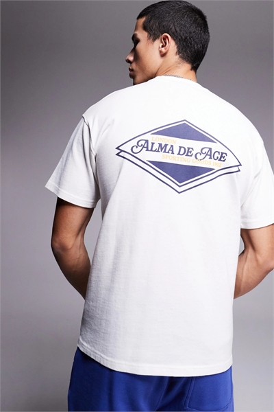 Футболка с принтом на спине, плотность ткани 240 г/м² артикул 141637872