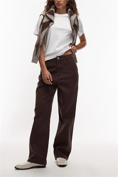 Джинсы Fritz Carpenter с широкими брючинами артикул 150704399