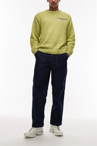 Джинсы свободного кроя из японского джинсового полотна со вкраплениями артикул 149319014