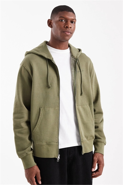 Худи на молнии с небольшим логотипом артикул 144138552