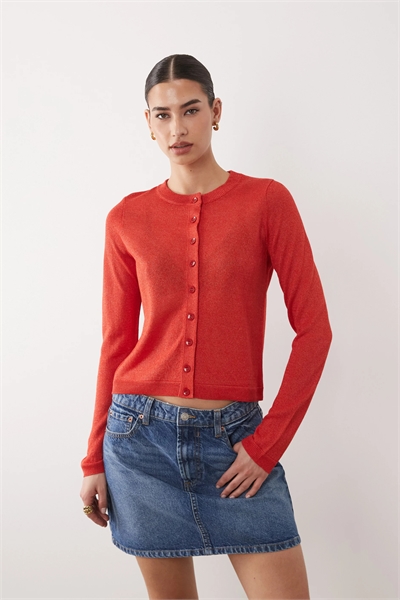 Трикотажный кардиган из тонкой ткани артикул 156236130