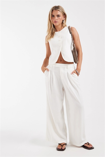 Брюки с широкими брючинами из смесовой ткани co-ord артикул 154079180