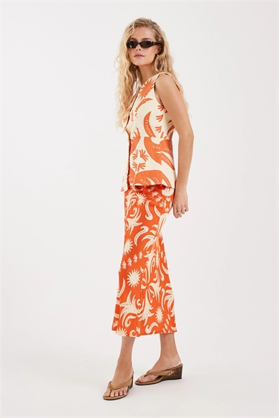 Атласная юбка макси Cairo Dorris co-ord артикул 154891632