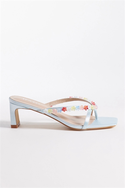 Сандалии Airlea на низком каблуке с цветочной аппликацией артикул 152905403