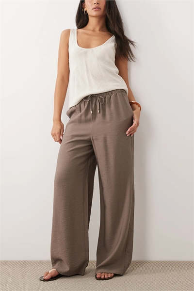 Брюки с широкими брючинами из тканого материала артикул 155323005