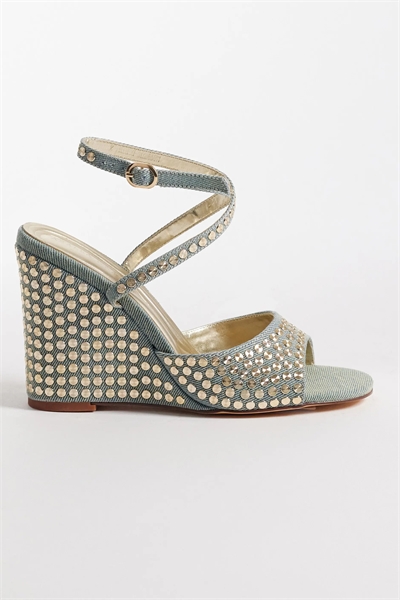 Сандалии Matteus на клиновидном каблуке артикул 151637299