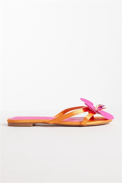 Плоские сандалии Magnolia с 3D-цветочным узором артикул 153839279