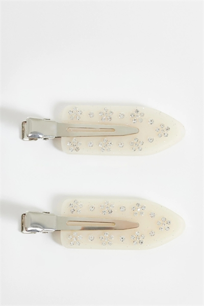 Заколка для волос с цветочным кристаллом, комплект из 2 штук артикул 153286744