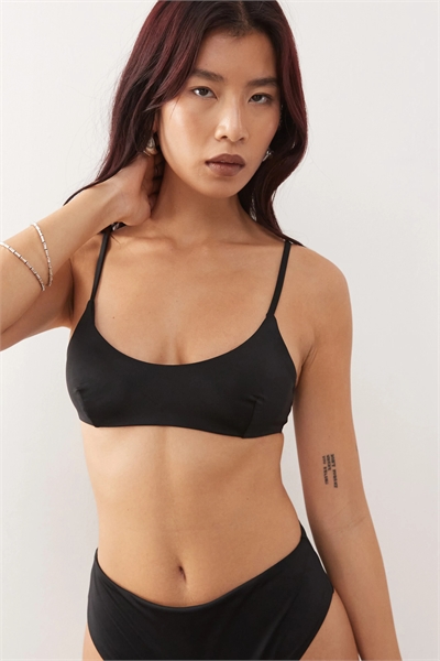 Топ бикини с круглым вырезом в стиле «микс-энд-матч» артикул 152420514