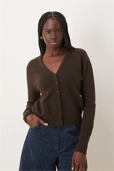 Кардиган с V-образным вырезом артикул 154235973