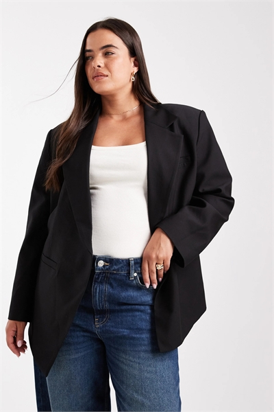 Блейзер с зауженной талией и закругленным силуэтом артикул 148816473