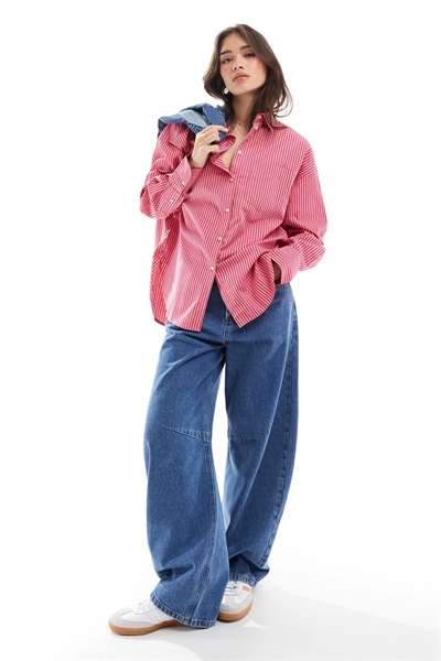 Рубашка из поплина свободного кроя Jamie артикул 135092092