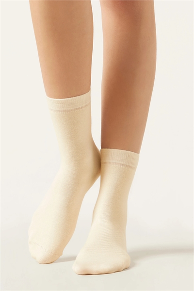 Короткие носки из шерсти и хлопка артикул 155279135