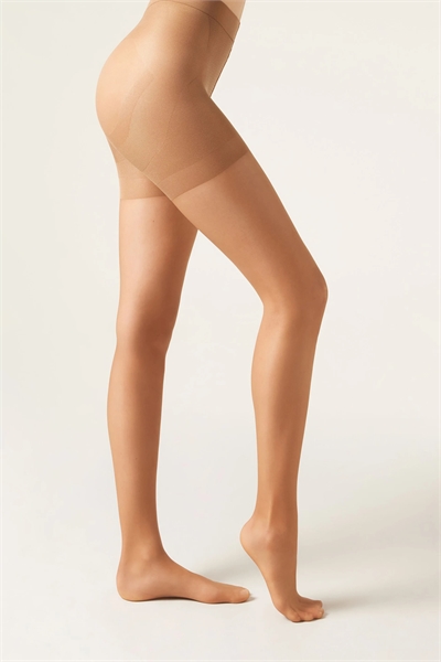 Прочные колготки с эффектом скульптурности, 15 ден, прозрачные артикул 153263088