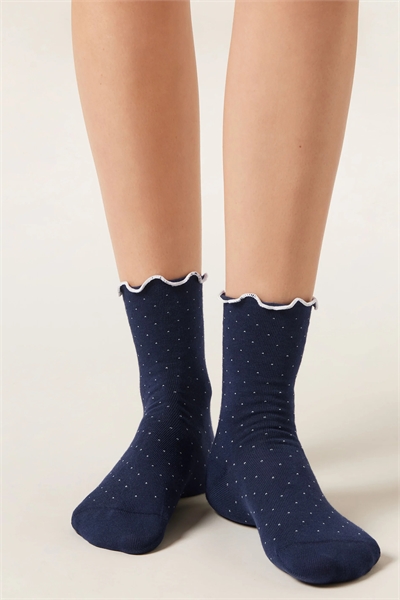Носки с мелким горошком артикул 155741308