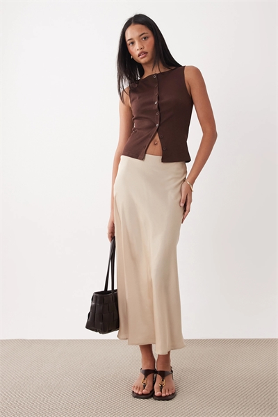 Атласная юбка макси артикул 136067388