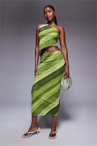 Юбка-миди из сетки co-ord артикул 148030463