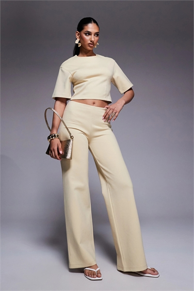 Брюки с широкими брючинами и застежкой-молнией co-ord артикул 143753524