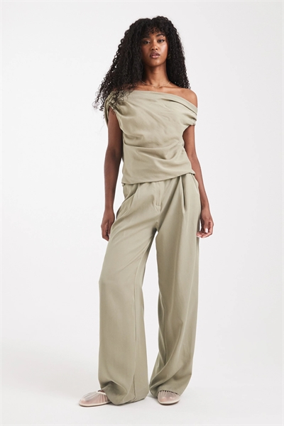 Комплект из брюк-папаш с широкими брючинами из лиоцелла артикул 148914953