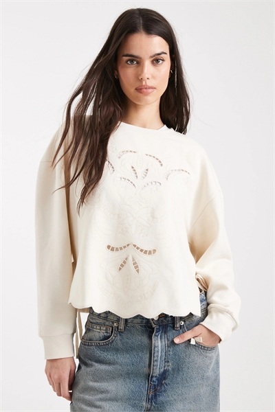 Толстовка с вышитыми боковыми вставками артикул 150507001