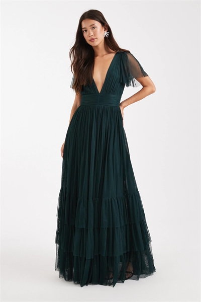 Макси-платье для подружки невесты артикул 149850237