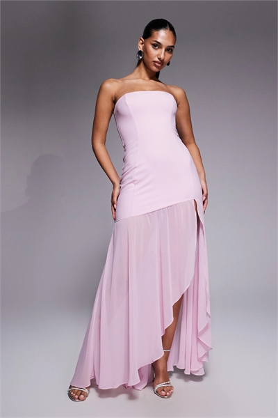 Макси-платье Melina с асимметричным вырезом и «рыбьим хвостом» артикул 155444501