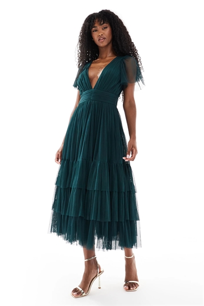 Платье средней длины для подружки невесты от Madison артикул 146850769